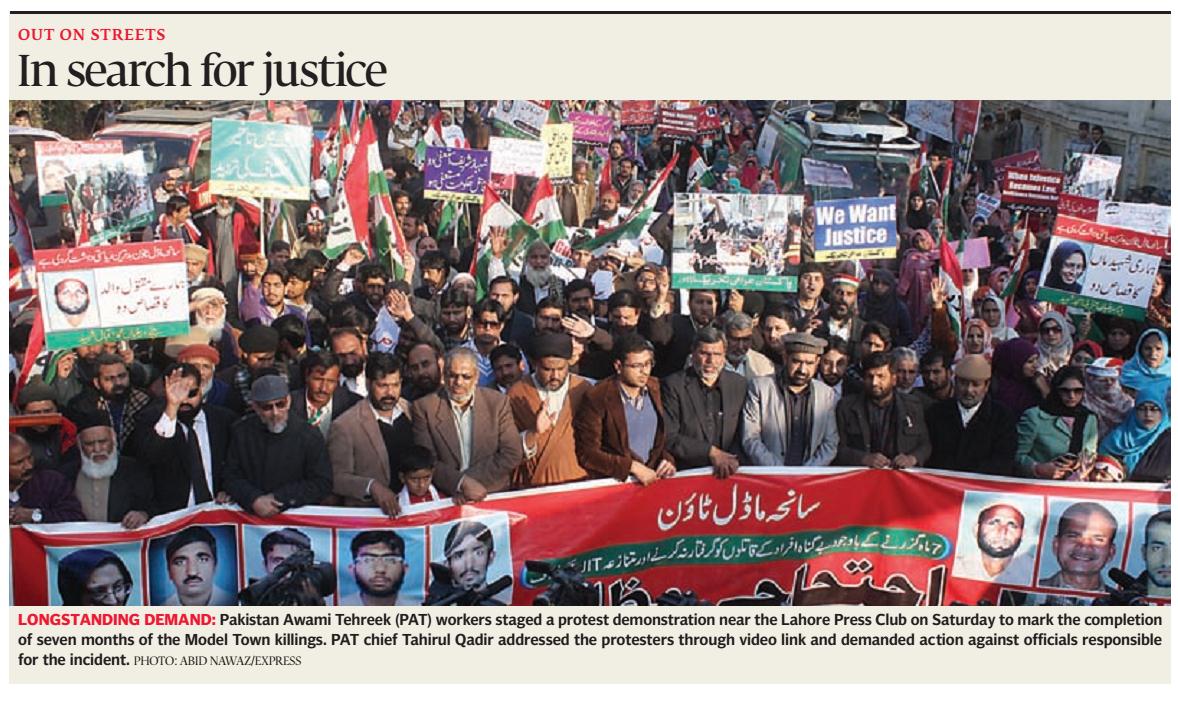 تحریک منہاج القرآن Minhaj-ul-Quran  Print Media Coverage پرنٹ میڈیا کوریج Daily Express Tribune Page-13